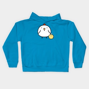 Cute chick and chicken Kids Hoodie